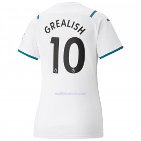 Maillot de Foot Manchester City Jack Grealish 10 Extérieur 2021-22 - Femme